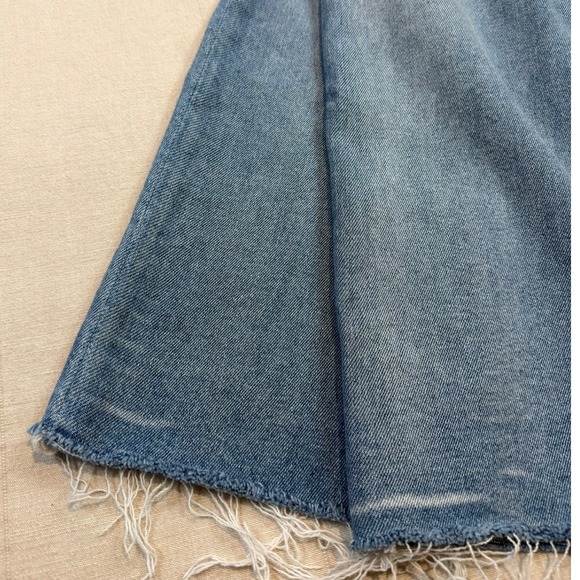 Lost Daze | Star Patch Selvedge Blue Jeans Raw Hem | Men's 34 - Picture 4 of 11